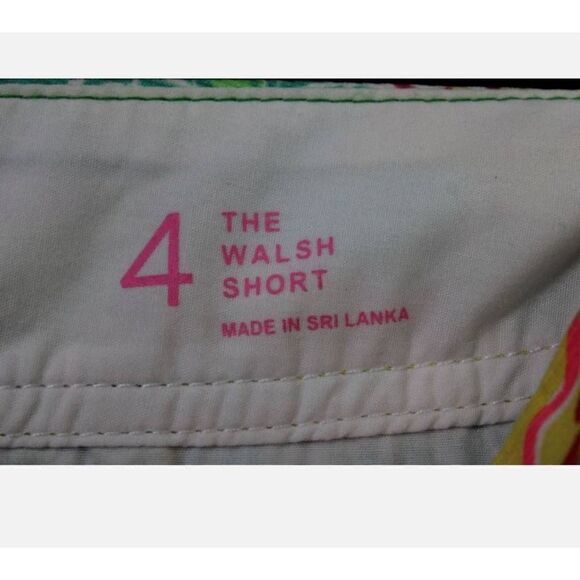 LILLY PULITZER WALSH SHORTS POP GOES THE LEMUR SIZE 4 - Picture 5 of 6
